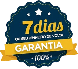 Selo de garantia de 7 dias ou seu dinheiro de volta